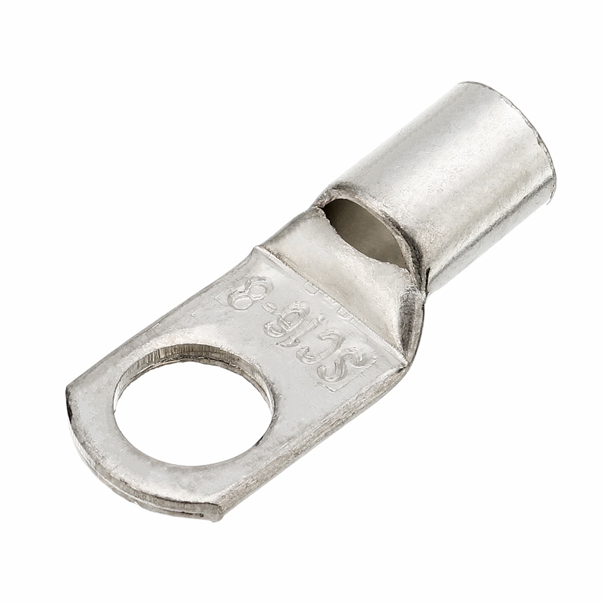 10 stk kabelsko sæt terminal sølv kobber elektrisk blok ledning 8mm stik terminaler til batteri ledning auto marine  rv 4wd