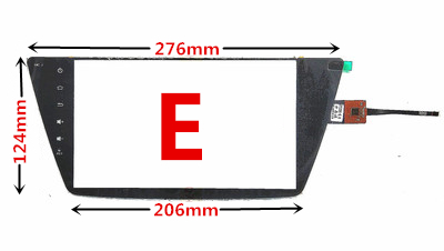 For Car DVD GPS Navigation Central Control Multimedia Capacitive Digitizer Touch Screen Panel Glass
