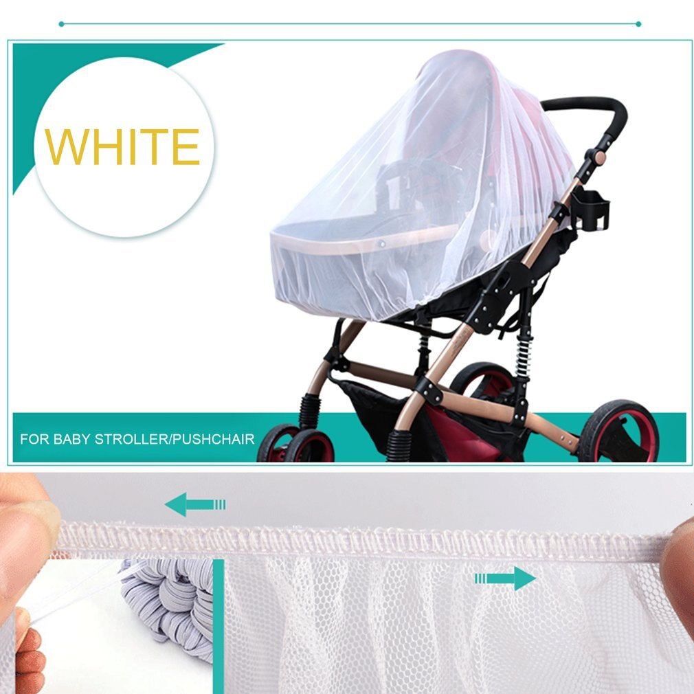 Trendy Summer Infants Baby Stroller Mosquito Net Buggy Pram Protector Pushchair Fly Midge Insect Bug Cover Stroller Accessories