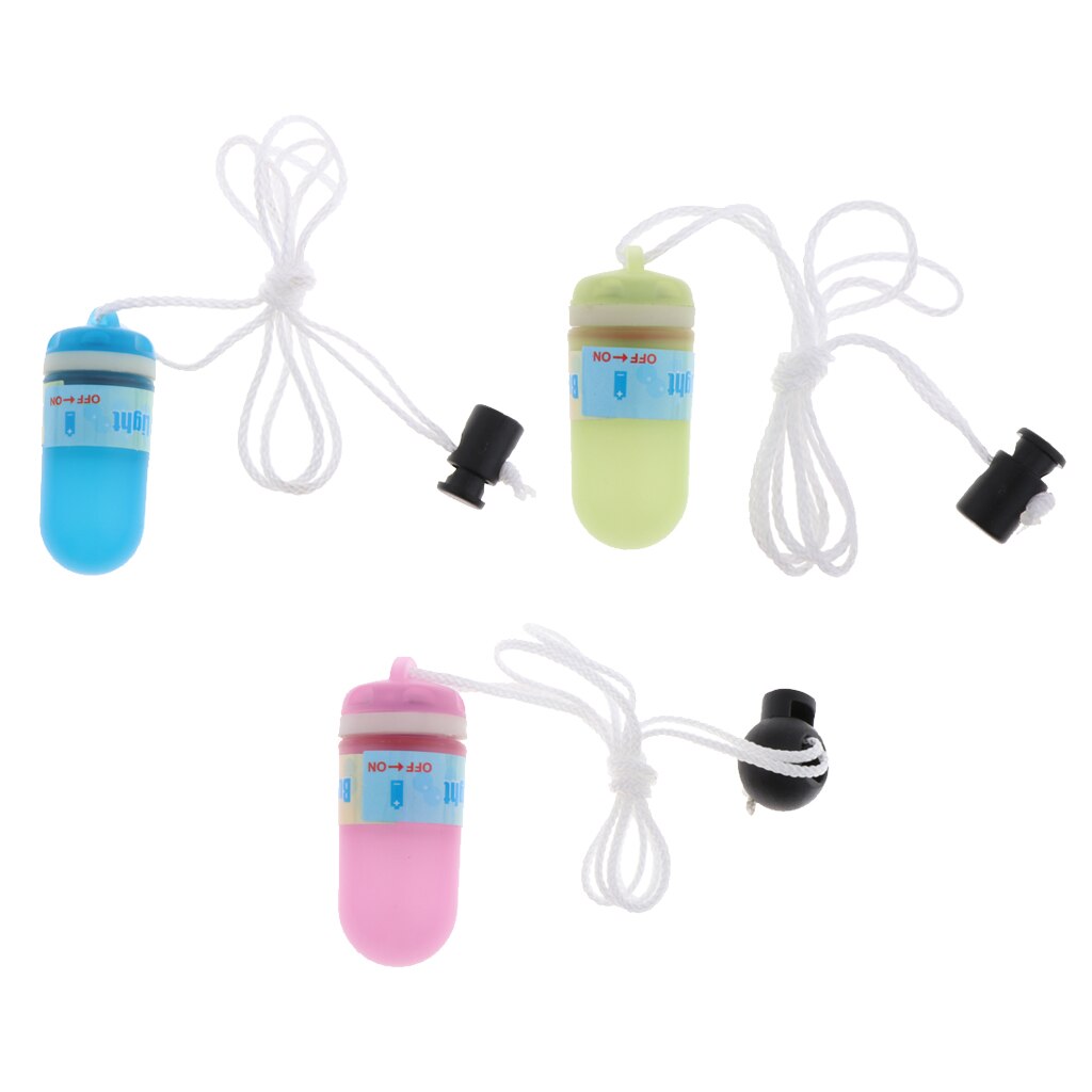 Diving Signal Lamp Underwater LED Light Flashlight Safety Gear with Lanyard