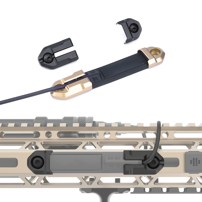 Surefire-linterna de luz exploradora M600 M300, cinta remota, interruptor de almohadilla de presión, Mlok Keymod, accesorios de placas de montaje en riel de 20mm