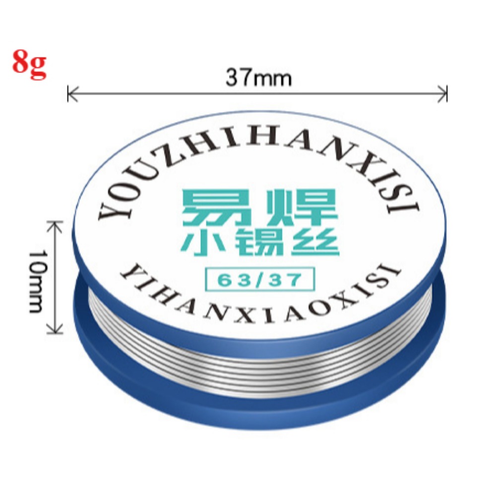 200/100/50/8g hochreiner Lötdraht 0,6/0,8/1/1,2 mm gemischter Zinn-Kolophoniumkern-Lötschweißdraht zum elektrischen Lözehn