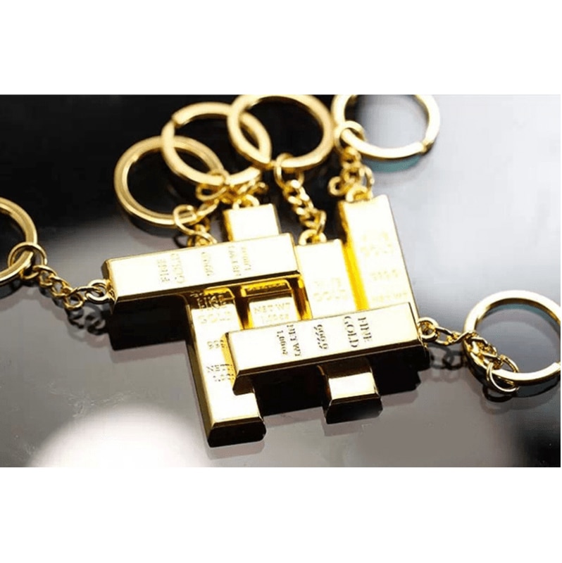 Car Key Chain Auto Metal Mini Bullion Motorcycle Keyring for Hyundai Jaguar Jeep Holden ford Renault Yamaha Peugeot Keychain