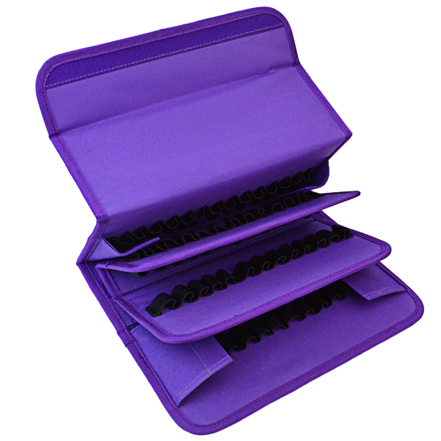 80 Slots Large Capacity Folding Marker Pen Case Art Markers Pen Storage Carrying Bag Durable Sketch Tools Organizer