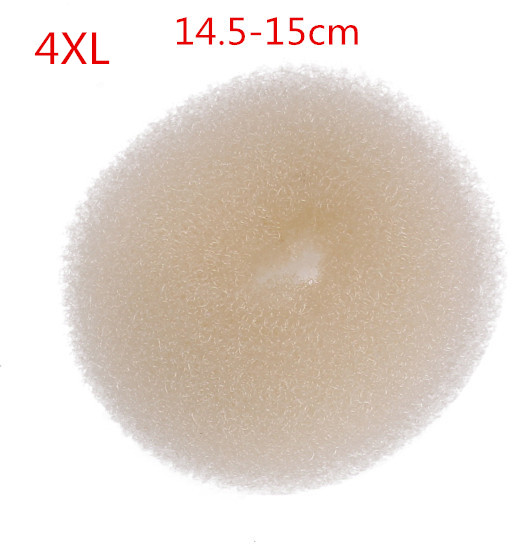 Creatore di panini per capelli Ciambella Spugna magica in schiuma Facile anello grande Strumenti per lo styling dei capelli Accessori per capelli stile capelli per le donne