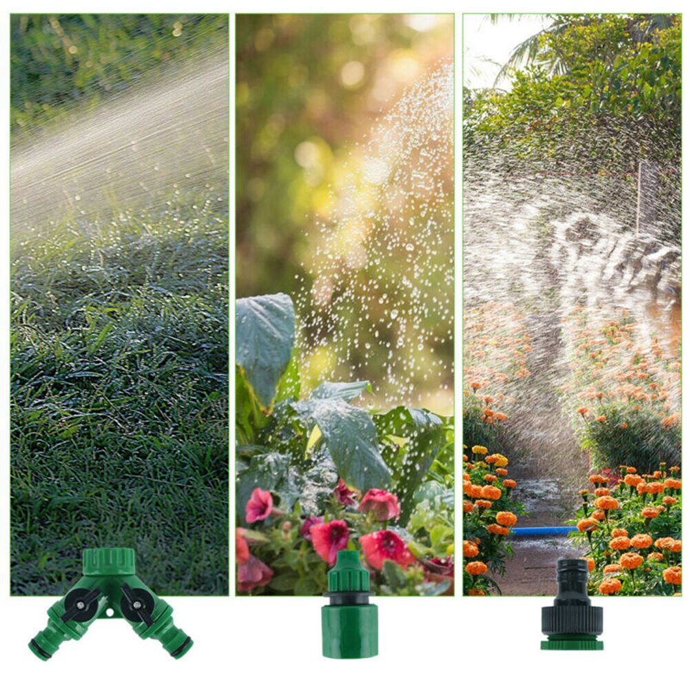 100ft 2x15m Auto Adjustable Drip Irrigation Set System Kit Timer Micro Sprinkler Garden Potted Plant Watering Tool Sets