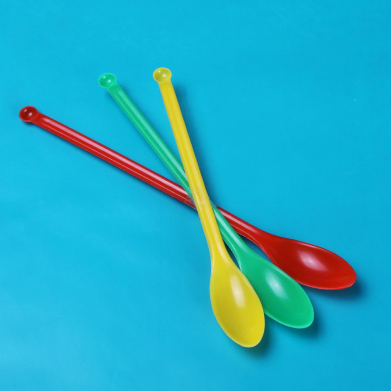 Louche médicale en plastique à Double tête, Lot de 3 tailles 12.5x13.5x15cm pour laboratoire