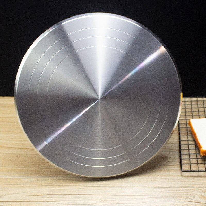Aluminum alloy decorative turntable rotary cake baking mold tools mounting table 12 inch cake turntable spot
