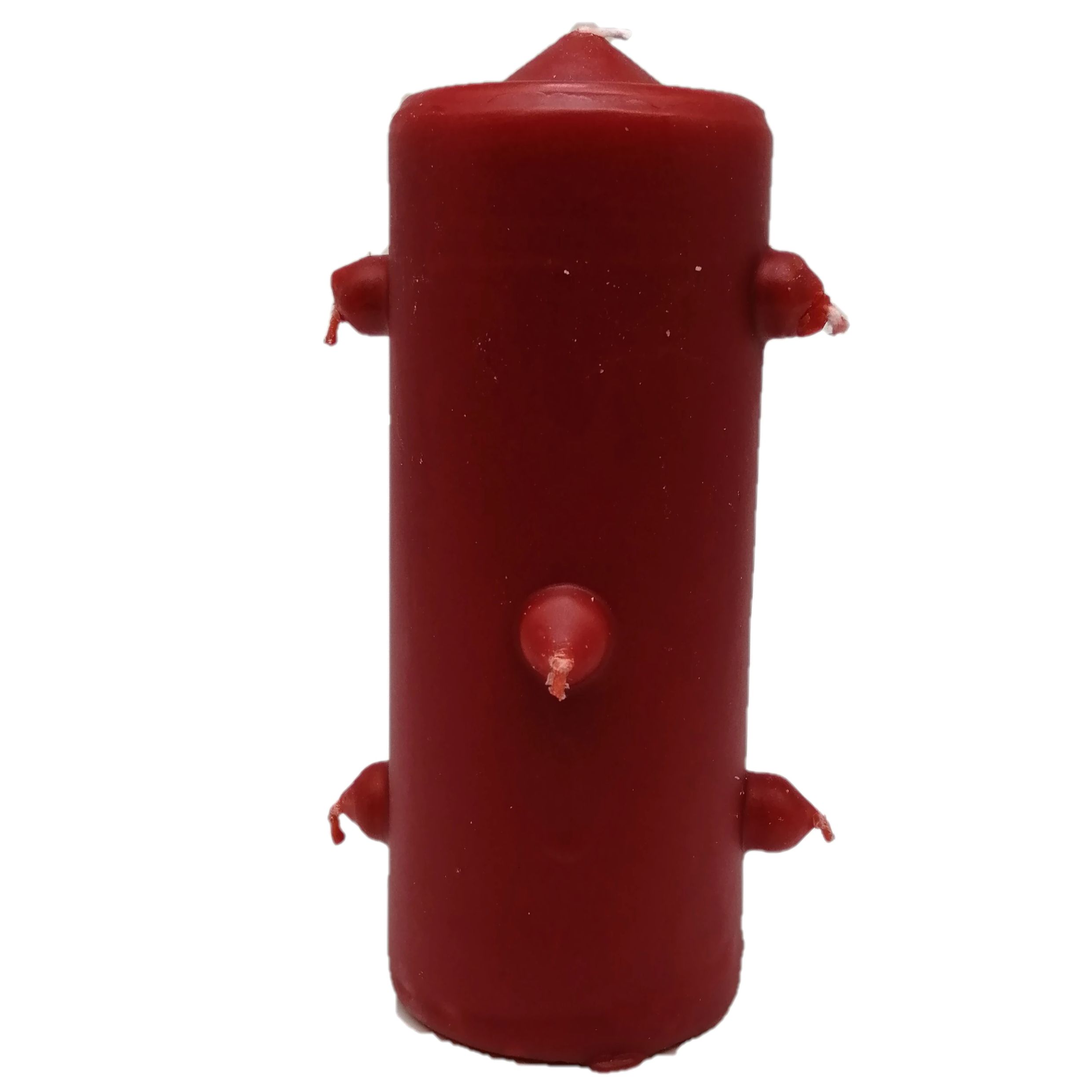 Velon 7 Mechas Tumba Trabajos 14CM DE Altura Totaalmente Ritualizado Quemador Para Eliminar Malas Energias Tetragrammaton Producto Artesanal Instrucciones en el interior Hecho con Parafinas