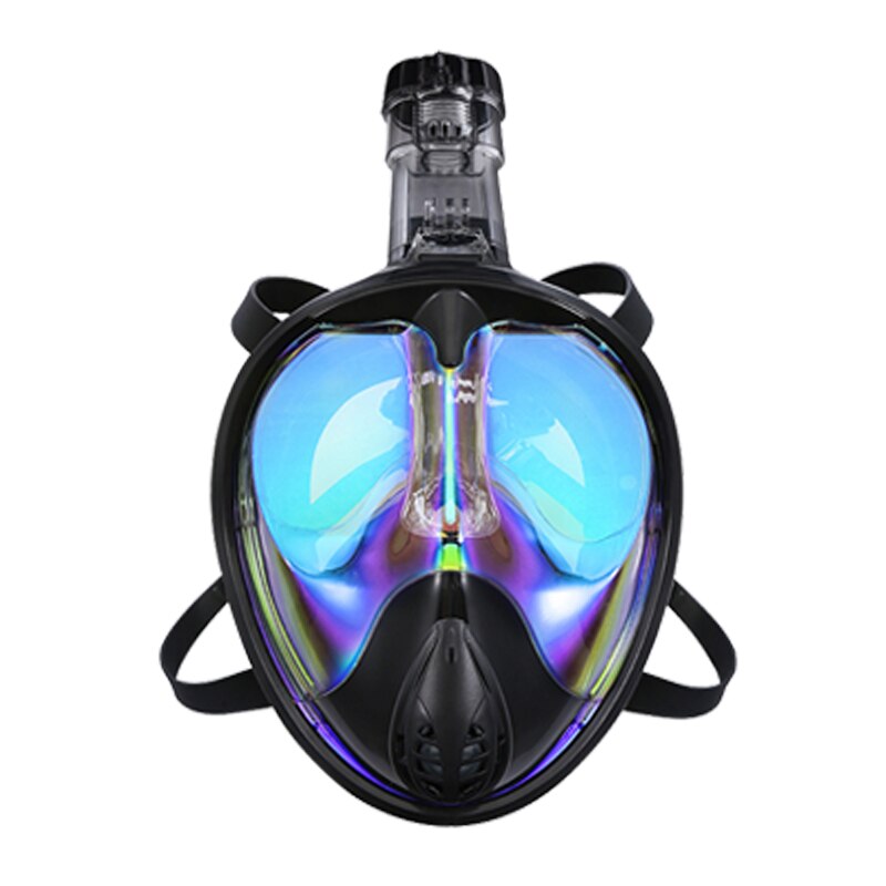 Coated anti fog snorkeling mask Full Face Mask Dry Style swimming goggles Diving Equipment Silicone Diving Accessor