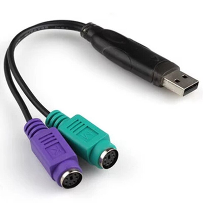 USB to PS2 Cable Male to Female PS/2 Adapter Converter Extension Cable