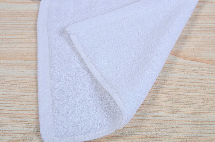 Hotel hand towels Cotton small square face towel Thickened cotton white square towel