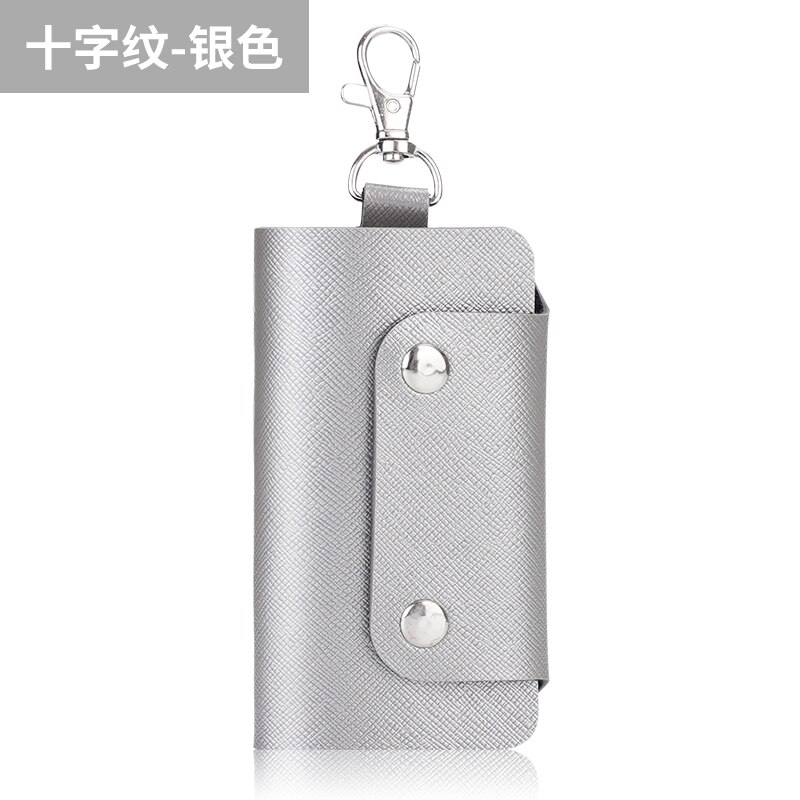 16 kleuren leren sleutelhouders huishoudster houders auto sleutelhanger sleutelhanger autosleutelhoes unisex eenvoudige sleuteltas opbergtas: 14
