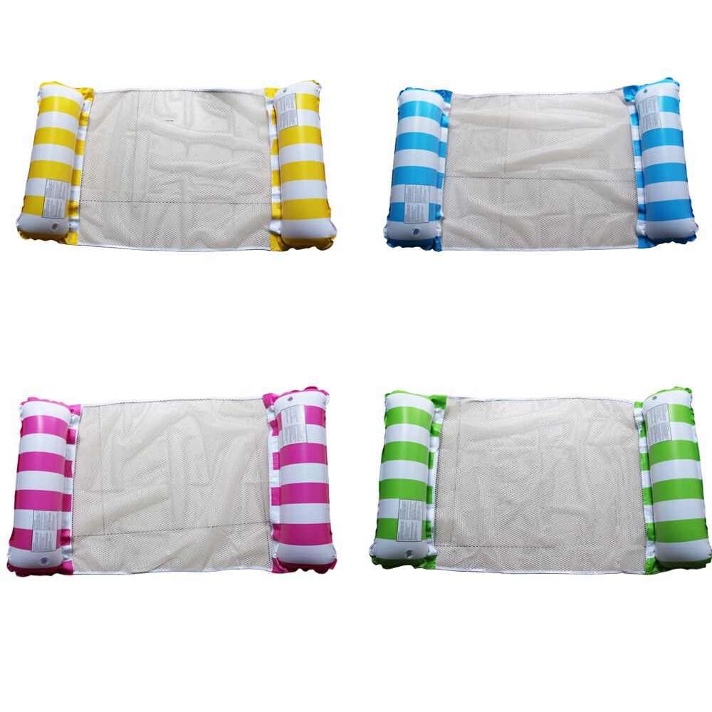 Rooxin opblaasbare zwembad drijvende stoel water hangmat volwassen zwembad drijvers ligstoel opblaasbaar matras zwemring strandfeest