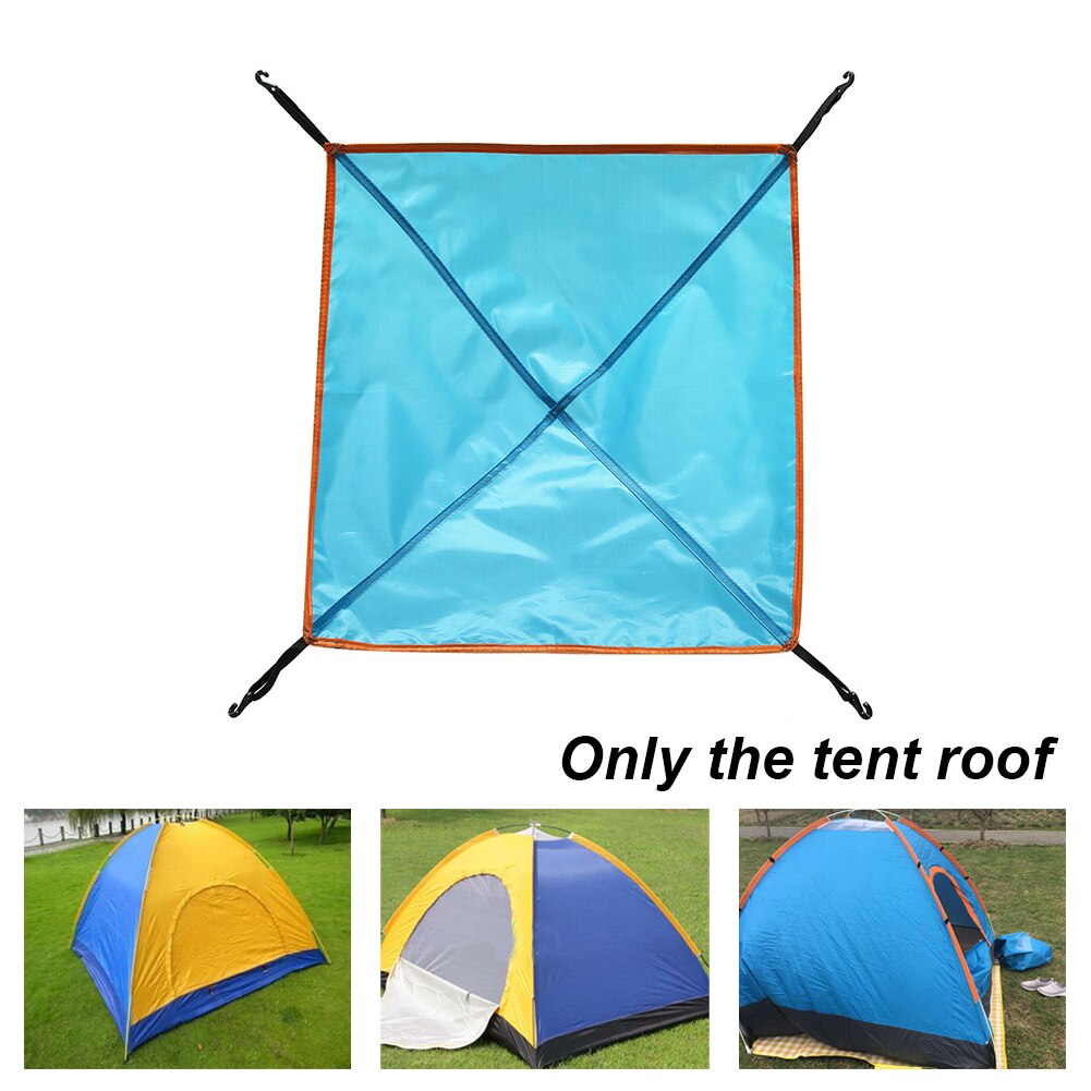 Udendørs camping bærbar baldakin tagdækning vandtæt klud letvægts solbeskyttelse telt presenning regnflue rejse markise strand
