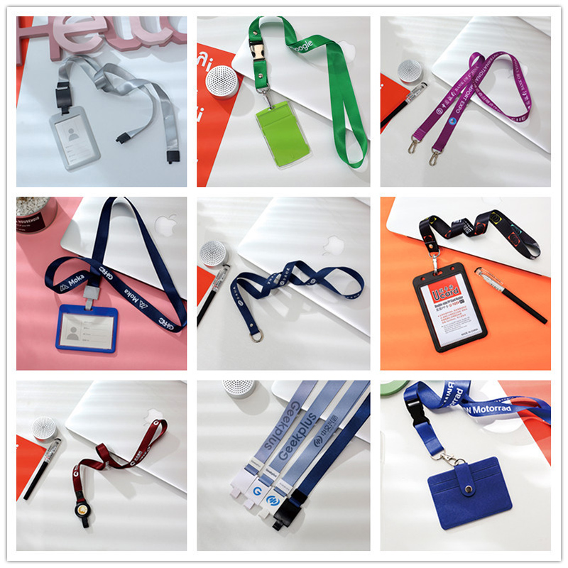 50 Stück/viel individuell bedrucktes Schlüsselband für Schlüssel, Logo, individuelles , Ausweishalter und Personelkarten, 1 Farbe, personalisierter Druck, Landyard
