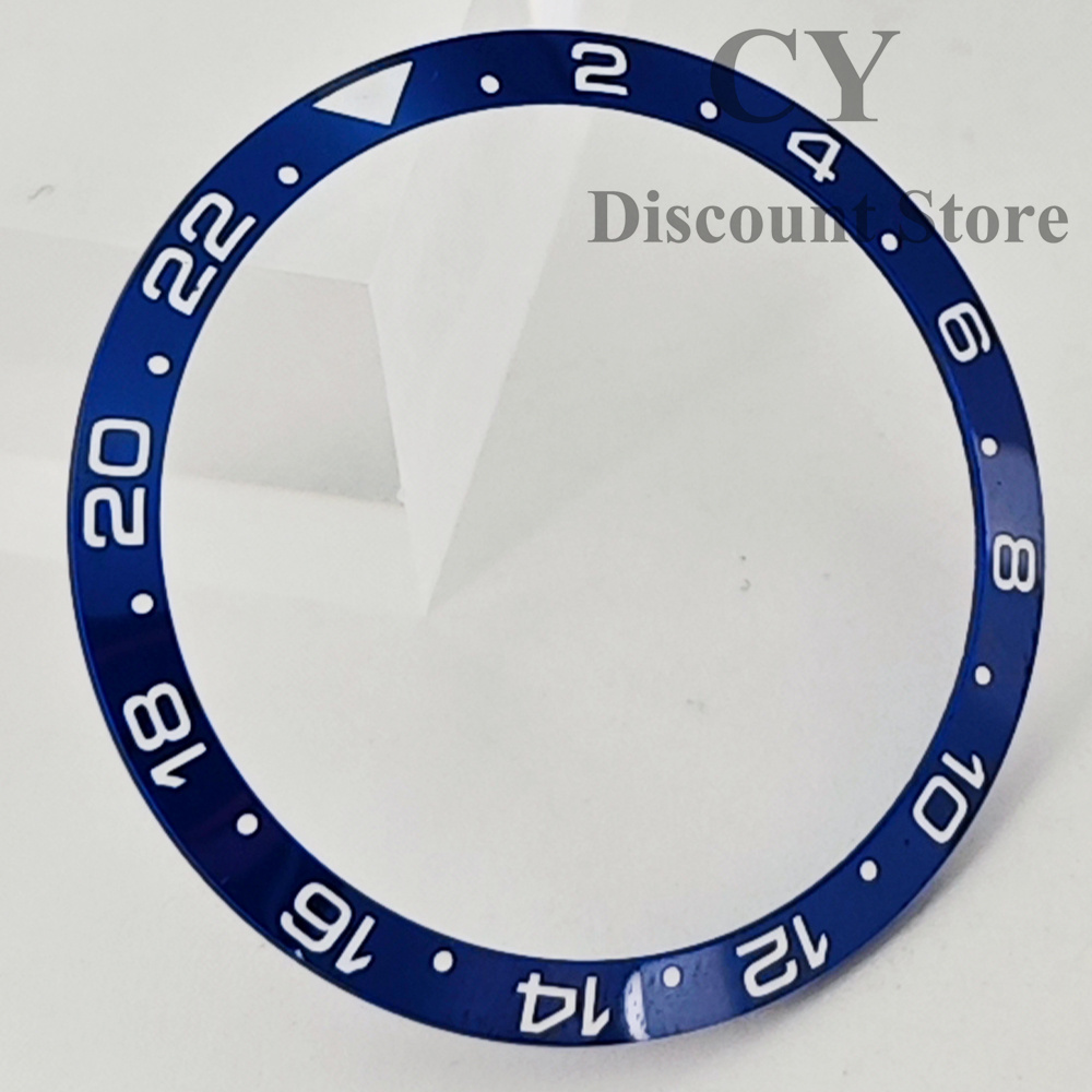 34mm Watch Bezel Insert Bezel Fit Automatic Watch Case For Ring Parts Automatic Watch Replacement: Ivory