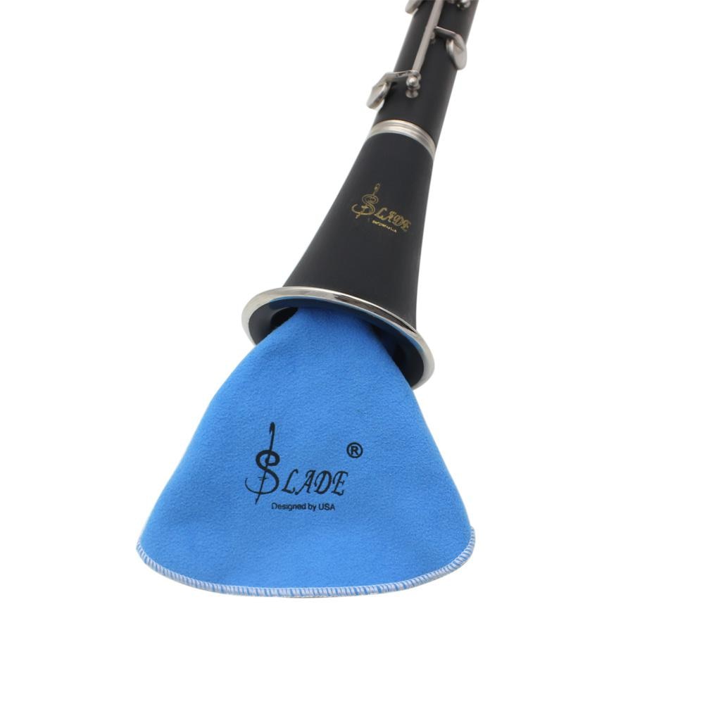 Detergente per panno di pulizia in pelle scamosciata sintetica artificiale per flauto tenore contralto clarinetto sassofono Soprano accessori per Sax strumento di manutenzione