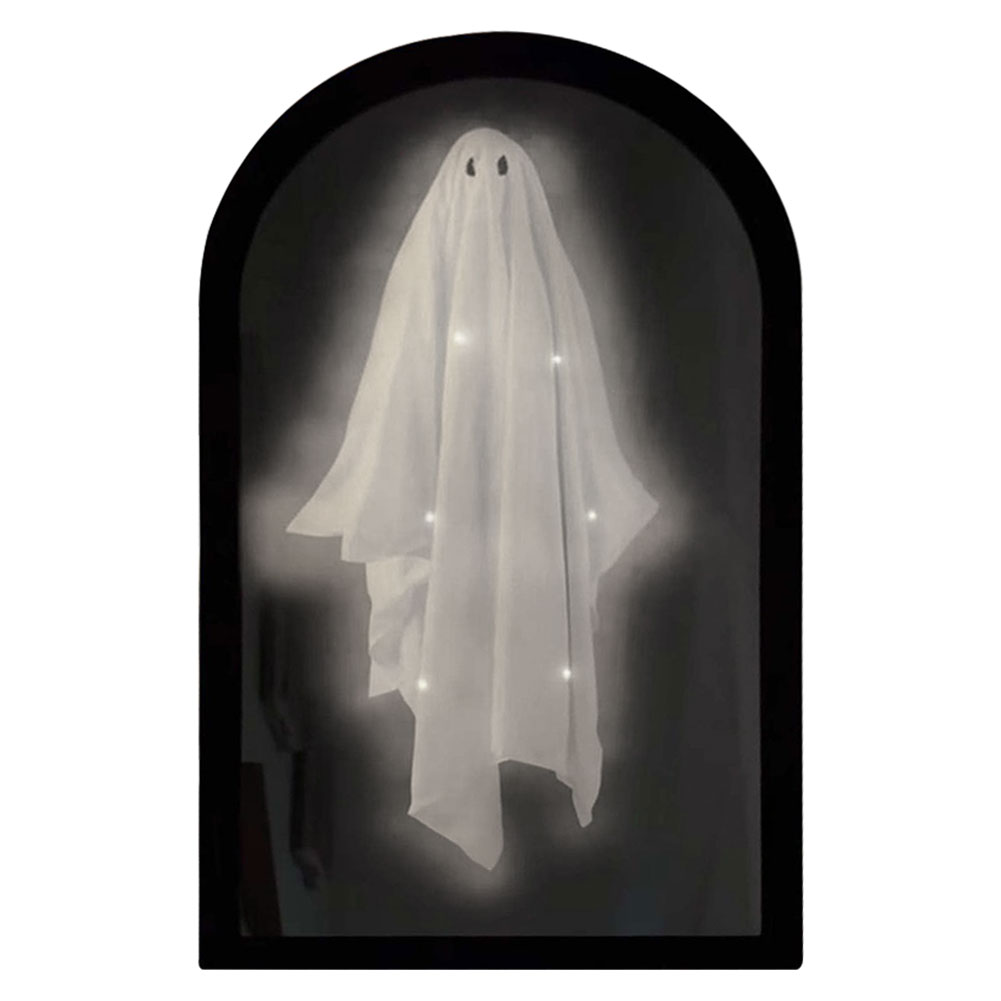 Halloween Geisterspiegel Nachtlicht Halloween Gruseliger Spiegel Halloween Spukspiegel für Halloween Dekor: 4XL / Licht Grau