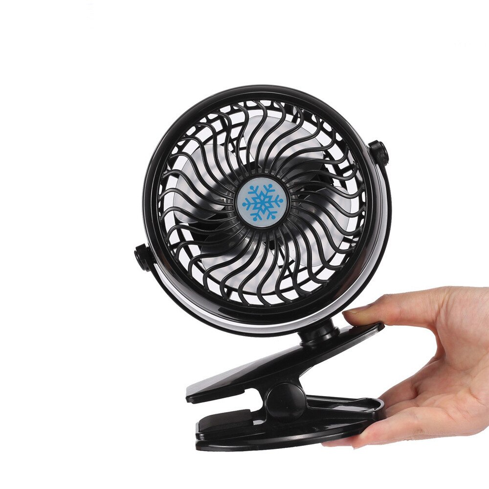 Mini Stumm Clip Fan Wiederaufladbare Stille 4 Klingen Baby Kinderwagen Fans Tragbare Luftkühlung 3 Geschwindigkeiten Schreibtisch USB Fan mit USB Ausgang