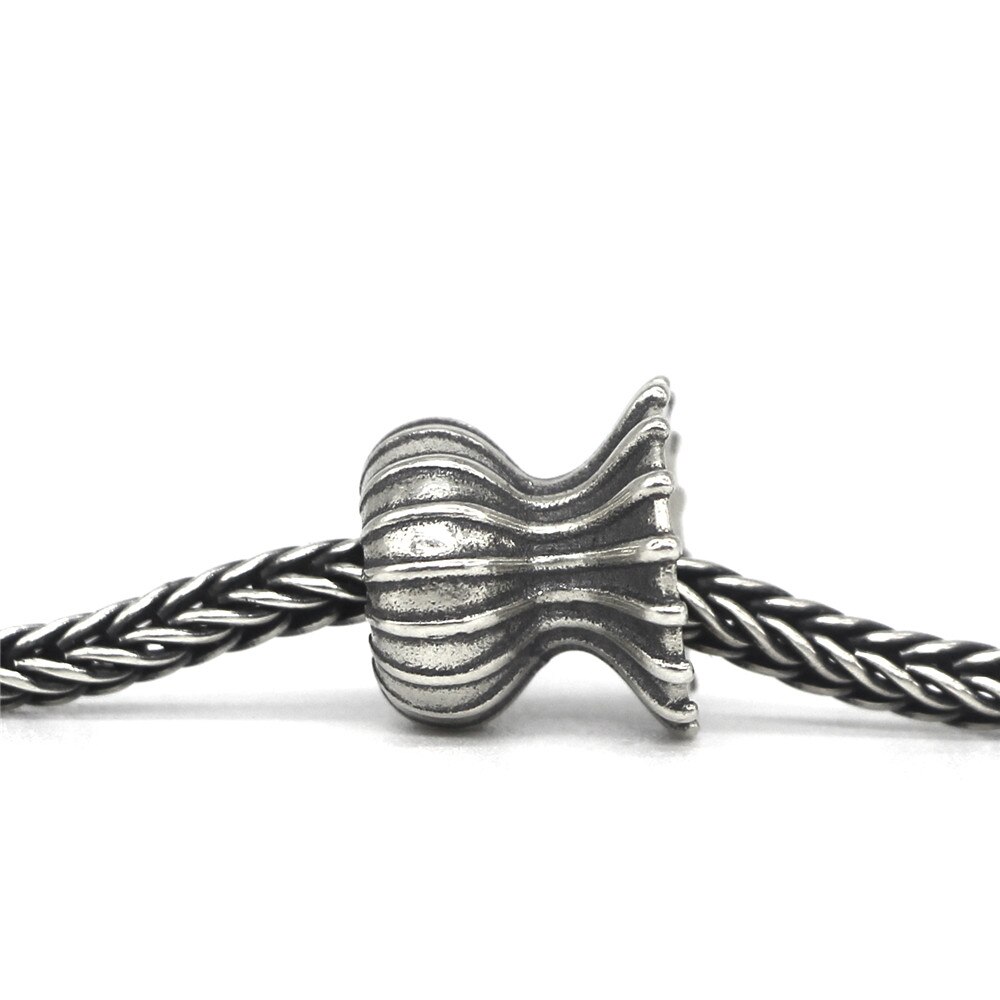 Visco genuíno 925 prata esterlina cápsula de vida spacer rolha charme talão caber europeu troll 3.0mm pulseira jóias