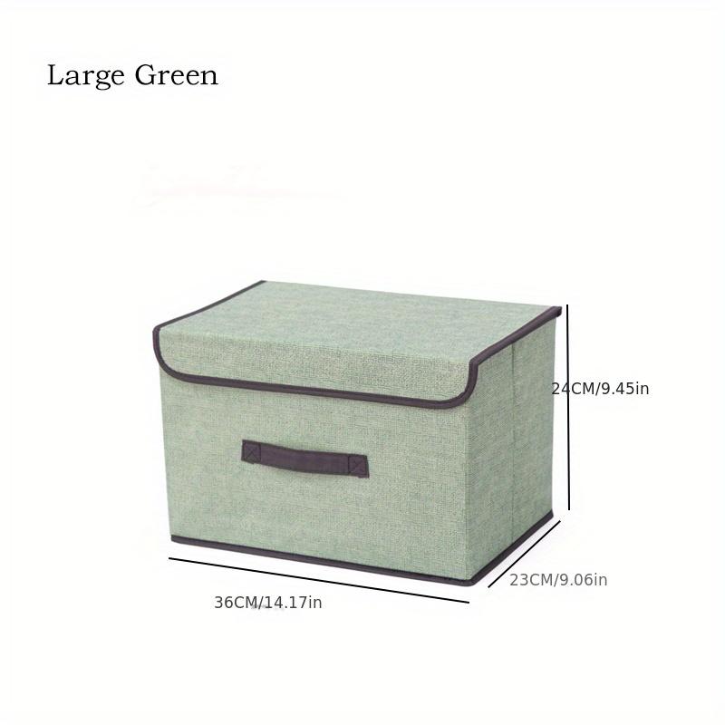 Household Fabric Storage Box Foldable Clothing Storage And Finishing Box Multi-purpose Non-woven Dust-proof Storage Box: Yellow