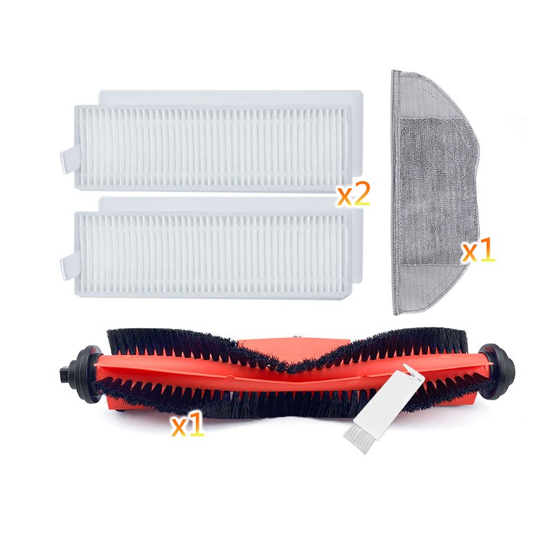 Robot Vaccum Cleaner Main Side cleaning brush hepa Built-in filter Accessories for xiaomi mijia mi G1 Parts home replaceable: 08