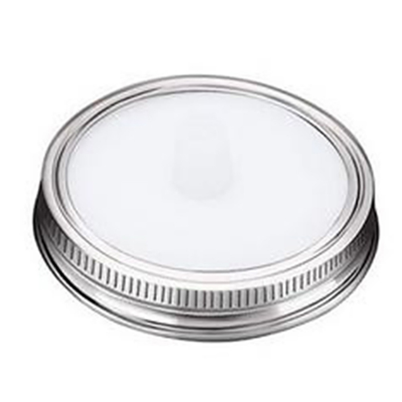 Wide Mouth Mason Jar Lids Silicone Lids With Sealed Ring Waterless Airlock Fermentation Lids For Sauerkraut Kimchi Pickles: W