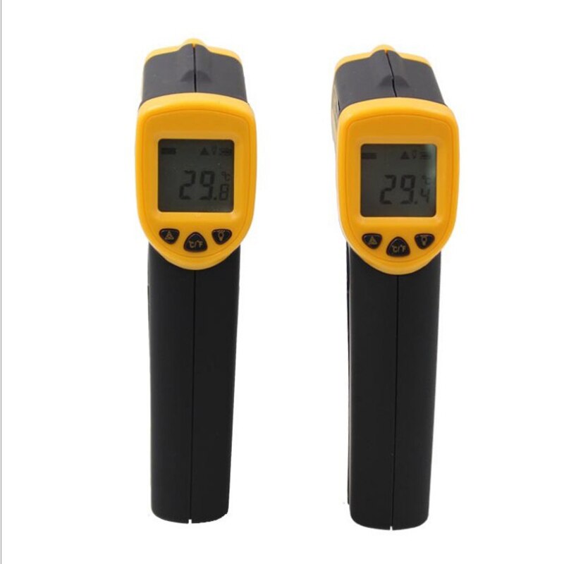 Infrared thermometer industrial high-precision hand-held household high-temperature oil temperature gun electronic thermometer