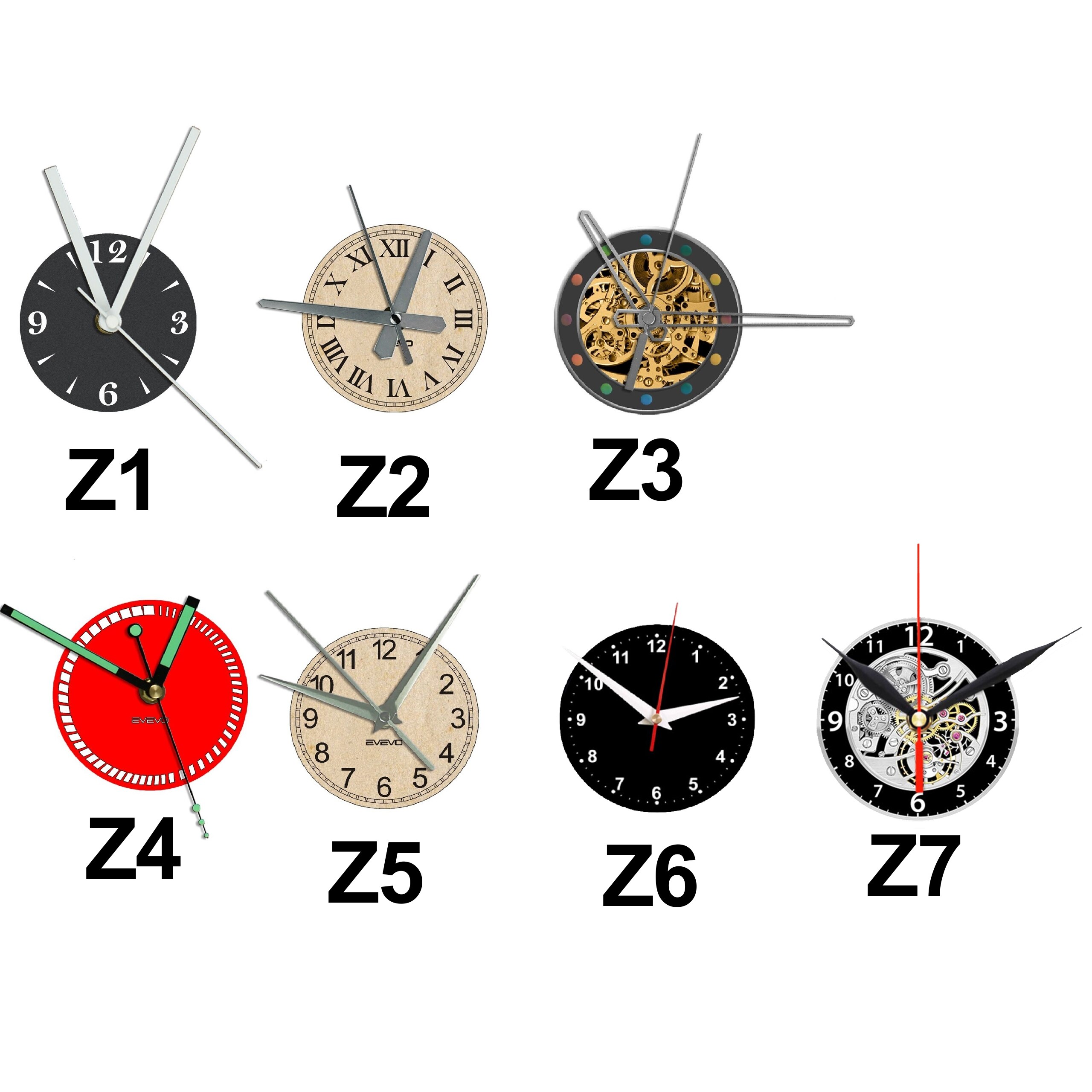 Reloj de pared de araña reloj Retro de vinilo hecho a mano Vintage estilo habitación decoración del hogar gran reloj de