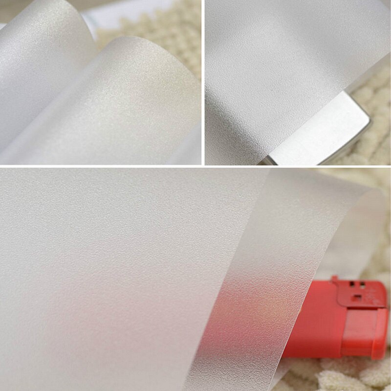 Opaque Privacy Bathroom Stickers Static Glass Window Home Decor PVC Wide Window Cover Stickers Office Bathroom Glass Film