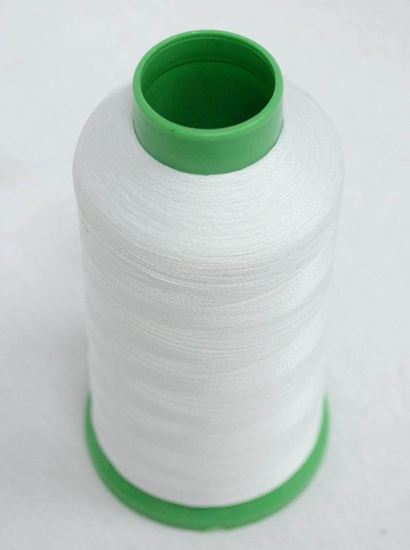 1pc resplandor en el oscuro la máquina de coser de la máquina de bordado hilo de filamento de Nylon 1000Y cada carrete 150D/2 ropa de tejido de costura GPD8198: white