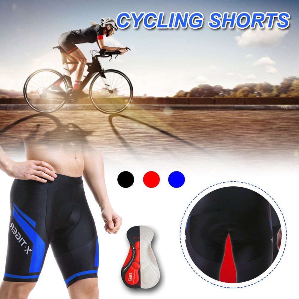 Cycling Shorts Mesh Cycling Underwear 5D Gel Pad Shockproof Cycling Underpant Bicycle Shorts Bike Underwear