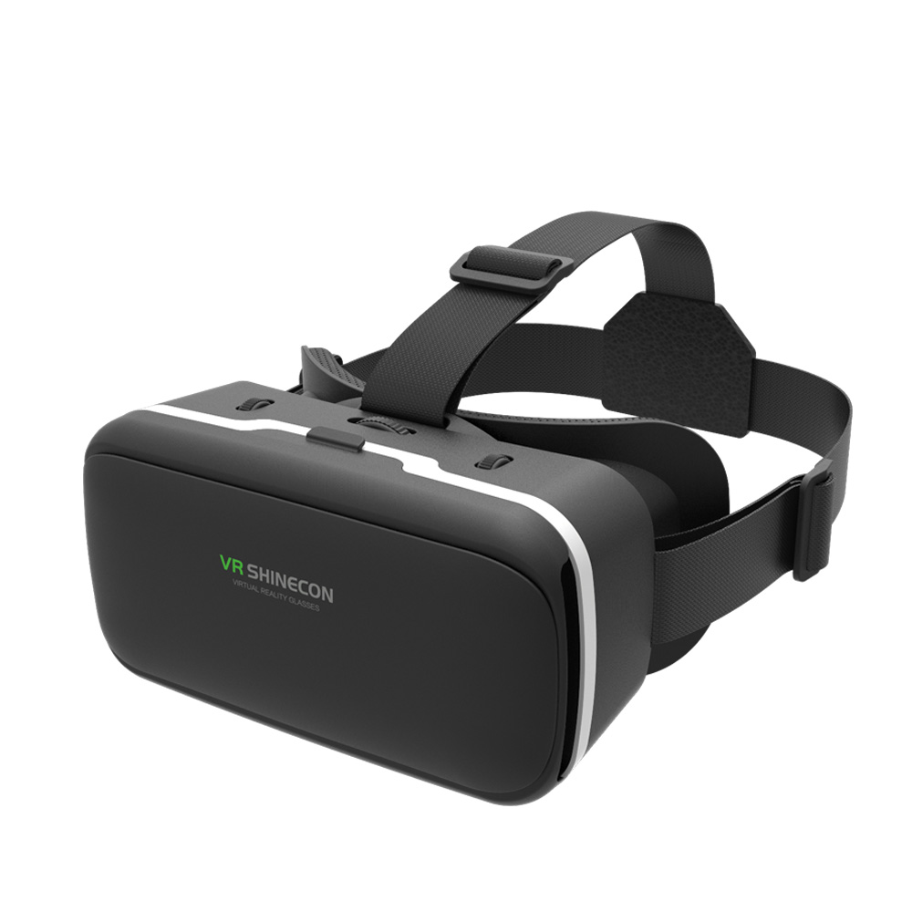 SC-G04 Originele Vr Virtual Reality 3D Glazen Doos Stereo Vr Kartonnen Headset Helm Voor Ios Android Smartphone,Bluetooth Rocker