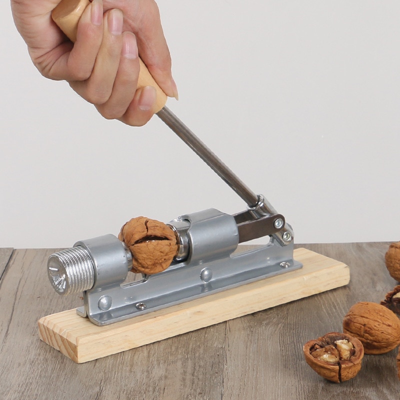 Manual Stainless Steel Nut Cracker Mechanical Sheller Walnut Nutcracker Fast Opener Kitchen Tools Fruits And Vegetables