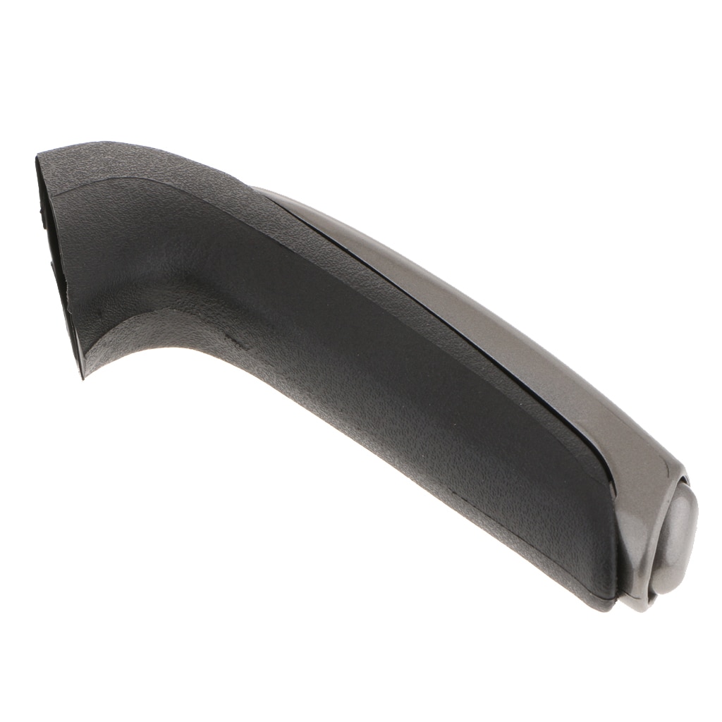 ABS Plastic Parking Brake Handle Protect Cover Emergency Parking Brake Handle Black+Grey
