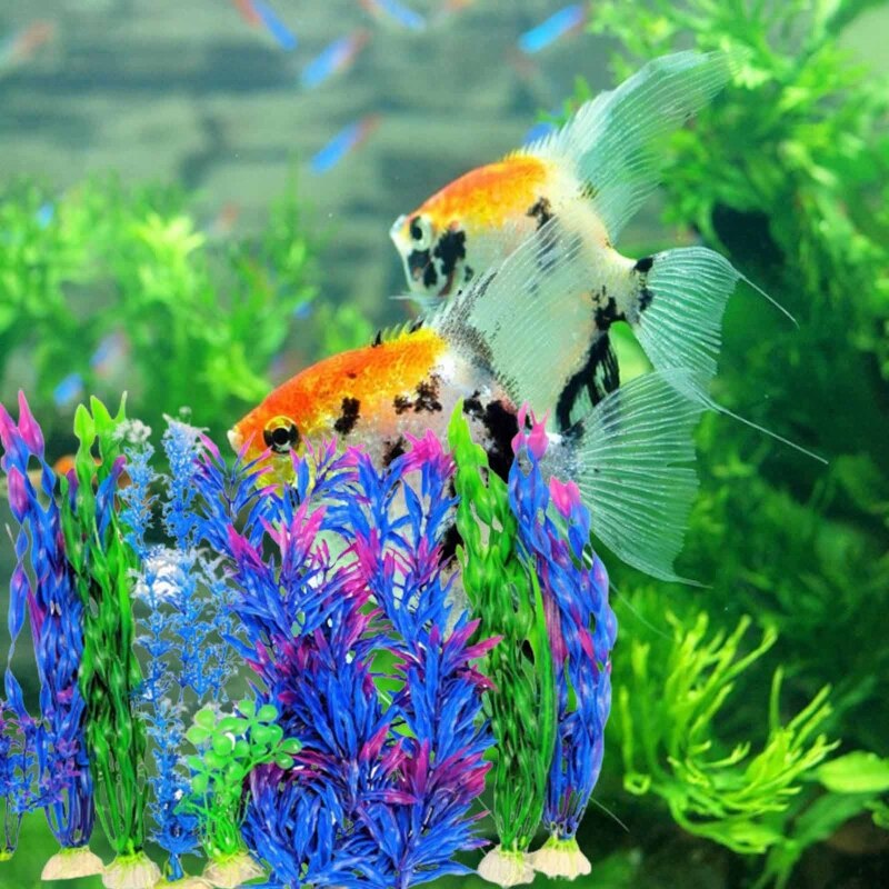 2022 Aquarium Plants Seaweed Water Plants for Aquarium Water Plant Grass Ornament