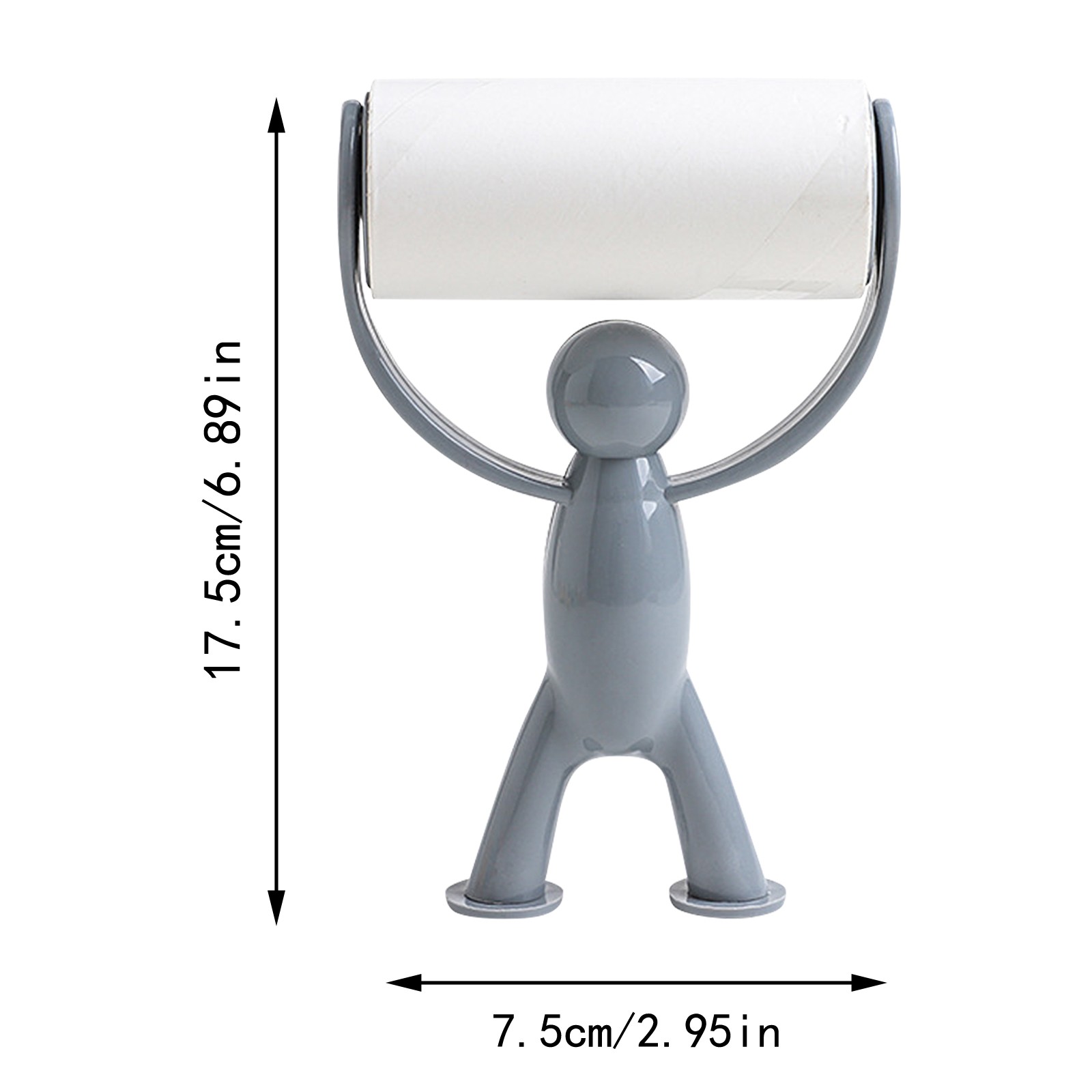 Lint Rollers Humanoid Standing Hair Sticking Device Sticking Device Tearable Roller Rolling Brush Sticky Roller Hair Remover