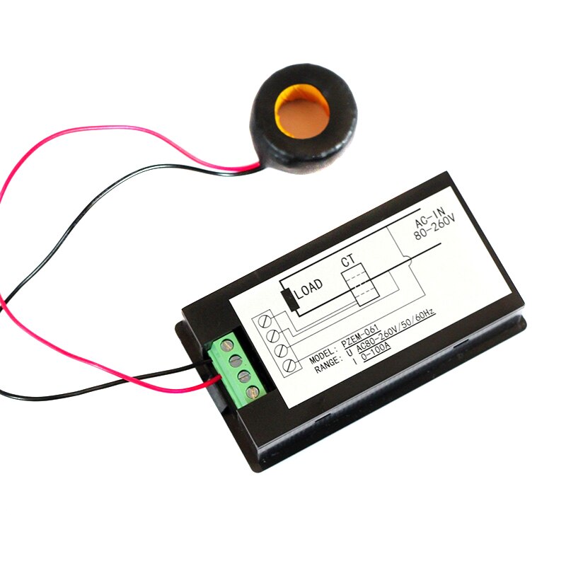 100A AC woltomierz amperomierz cyfrowy watomierz monitor KWh trwały płyta LCD-M25