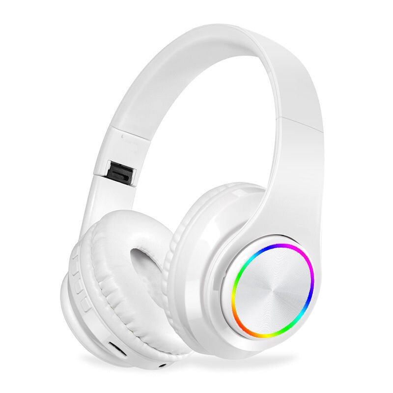 Casque audio sans fil, réglable & pliable, Bluetooth