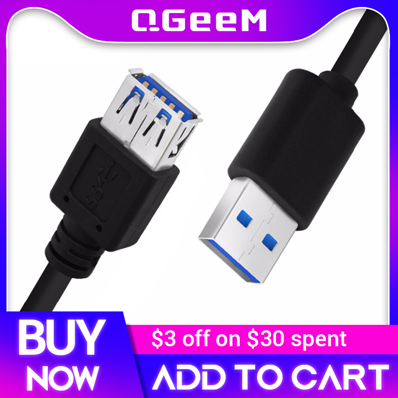 Superhastighet usb förlängningskabel usb 3.0 hane a till usb 3.0 hona am till af förlängning data synk sladd kabel adapter 0.8m