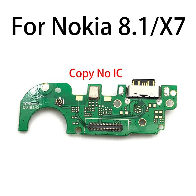 Type-C USB Charging Port For Nokia 6 7 plus 5.1 6.1 7.1 8.1 Plus X5 X6 X7 5.3 3.2 Dock Connector Flex Cable Board Ribbon: NK 8.1 X7 Copy