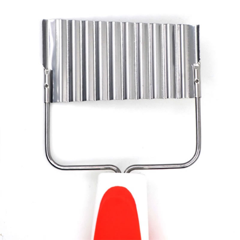 Stainless Steel Potato Slicer French Fry Fries Cutter Wavy Carrot Cutting Chopper Fruit Vegetable Slicing Grater Kitchen Tools