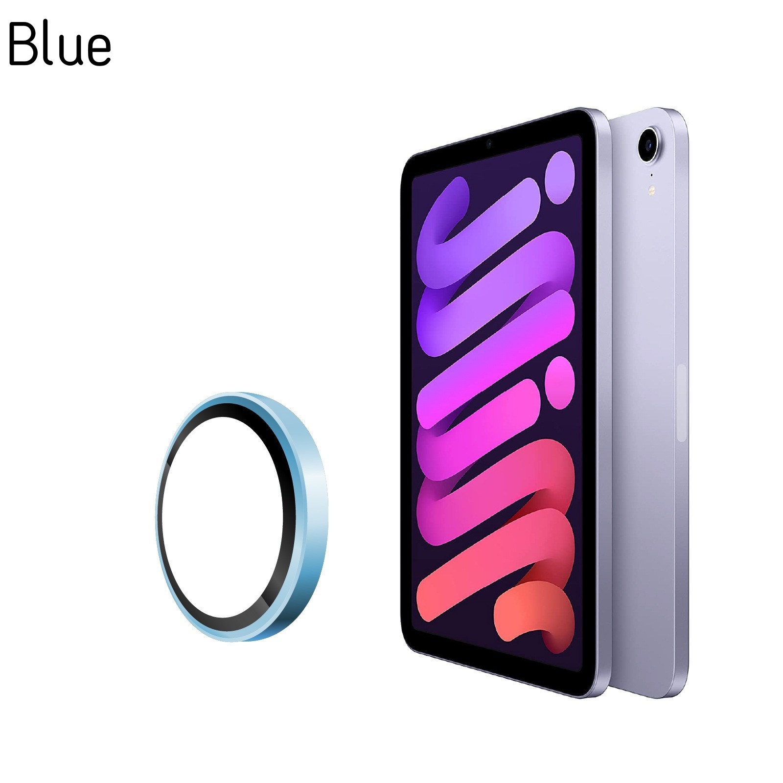 Protezione dell'obiettivo per Mela iPad 10 10.9 "2022 aria5 4 ipad mini 6 Obiettivo posteriore in vetro temperato HD Pellicola trasparente Accessori: ELEVEN / Blu