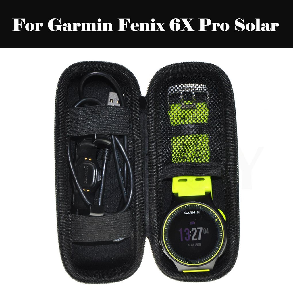 Eva Hard Storage Cover Case Beschermende Travel Schokbestendige Tas Draagbare Smartwatch Cases Tas Voor Garmin Fenix 6X Pro Solar
