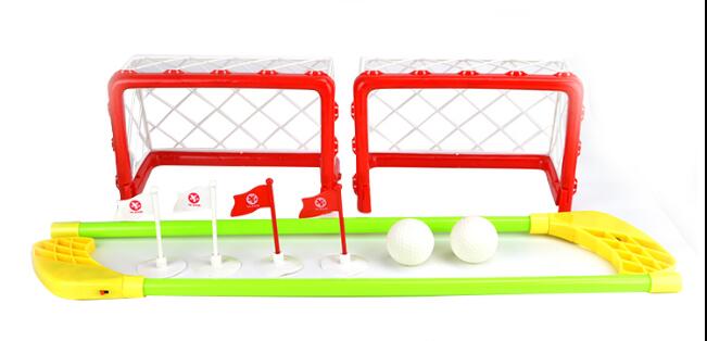 Eco-friendly Plastic Hockey set Children &#39;s sports toys Parent-child interactive toys Christmas: Default Title