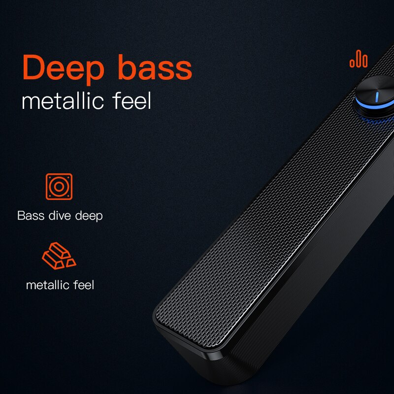 Bluetooth Computer Speaker USB Wired Powerful Bar Stereo Subwoofer Bass Speakers Surround Soundbar for PC Laptop TV Loudspeaker