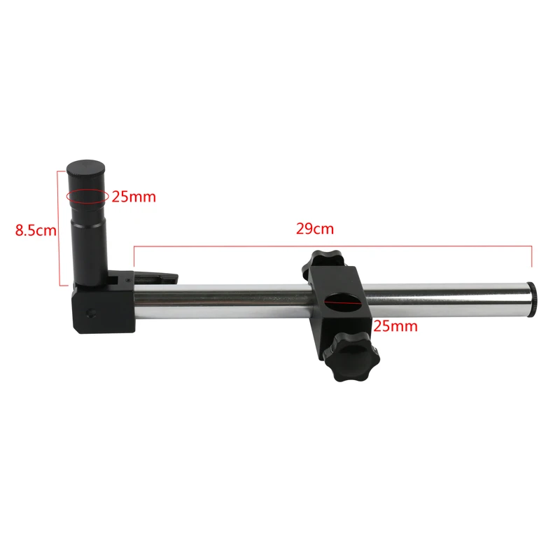 50mm Focusing Zoom Monocular Video Microscope Multi Axis Adjustable Boom Table Working Stand Holder Support For HDMI USB Camera