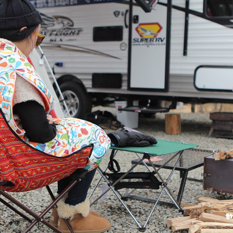 Outdoor Folding Table Storage Hanging Basket Camping Bag Finishing Net Wild Rack Picnic Camping Storage Mesh Bag