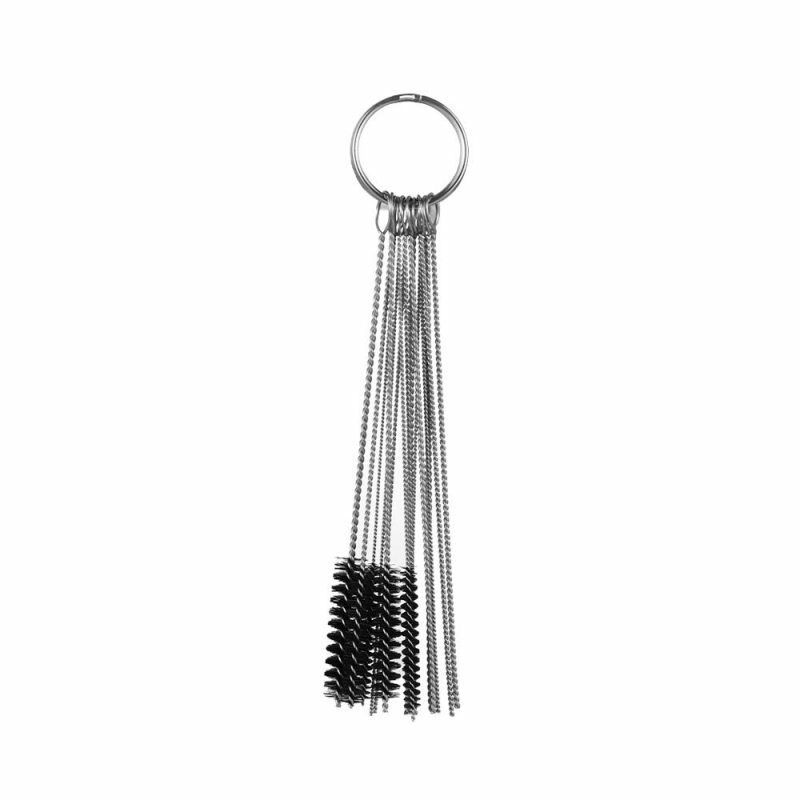 Carburetor Carbon Dirt Jet Cleaner Tool Kit 10x Cleaning Needles With 5x Brushes